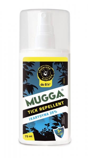 Spray na komary i kleszcze MUGGA IKARYDYNA 25% 75 ml