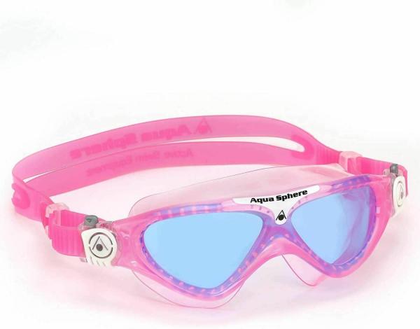 Aquasphere okulary Vista JR niebieskie szkła MS1740209 LB pink-white