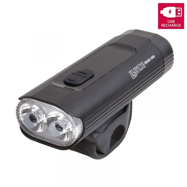 Lampa przednia Lynx 1000 LM ładowana przez USB