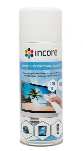 Pianka do czyszczenia ekranów INCORE 400 ml spray