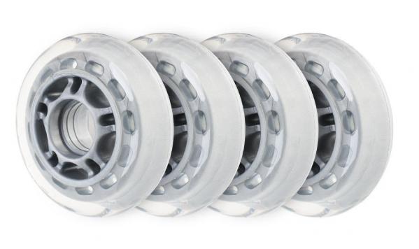 Kółka do łyżworolek 80x24mm PU 4 sztuki