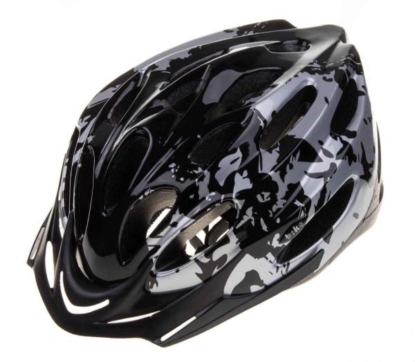 Kask Biko BASIC PRO czarny-srebrny -HM-BI402