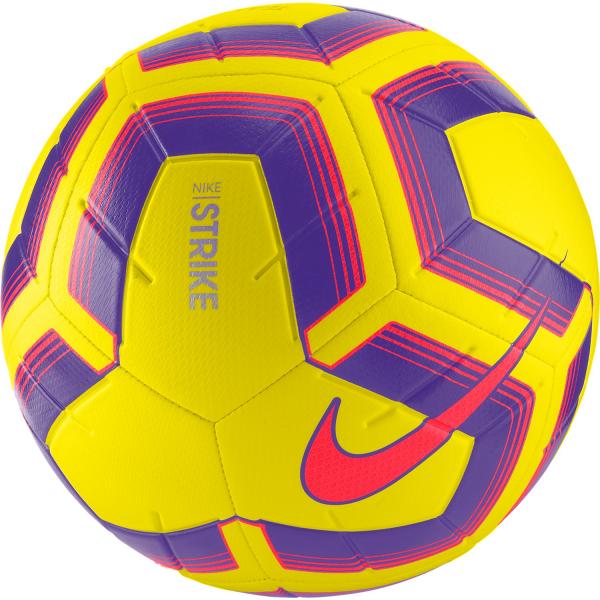 Piłka nożna Nike Strike Team IMS SC3535-710 yellow-purple-flash crimson