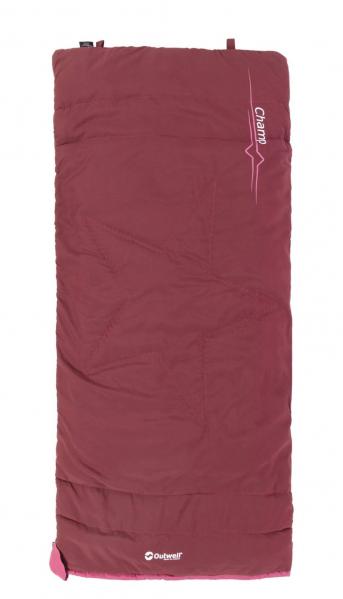 Śpiwór dla dzieci Outwell Champ Kids (130 cm) - deep red