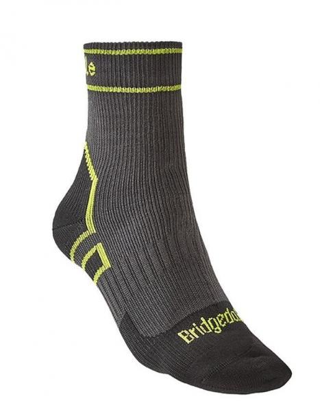 Sportowe skarpety Bridgedale StormSock Lt Boot - grey/lime