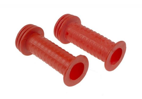 Chwyty kierownicy - rowery dla dzieci. LF-10 90mm para czerwone