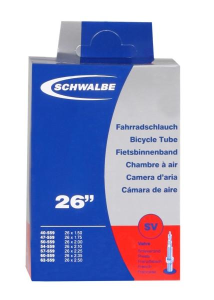 Dętka SCHWALBE STANDARD 26x1.50 2.50 zawór SV-13 40mm