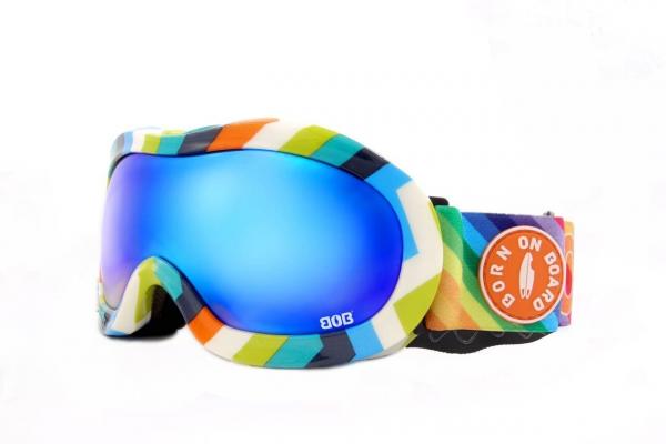 Gogle narciarskie / snowboardowe BOB Rainbow Shine