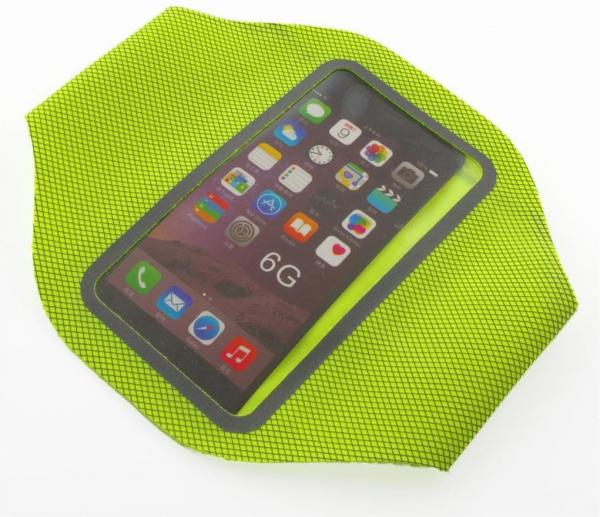 Sportowa opaska na ramię na telefon/klucze Sunen, zielona