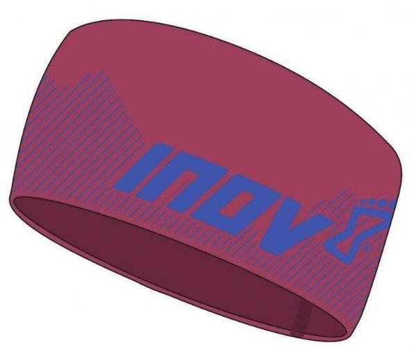 Opaska inov-8 Race Elite Headband. Różowo-niebieska.