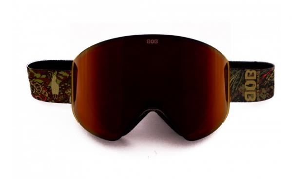 Gogle narciarskie / snowboardowe BOB Sea Camo (green side) x Paweł Swanski Polarized S3