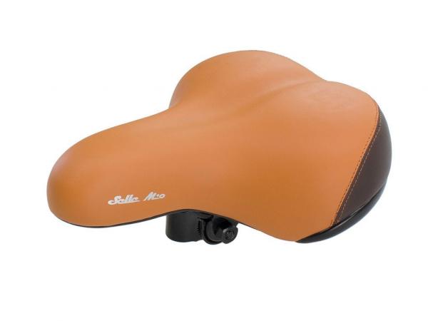 Siodło City Selle Mio SM-1000 H brązowe z jarzemkiem