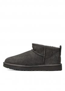 Buty zimowe damskie szare UGG W Classic Ultra Mini