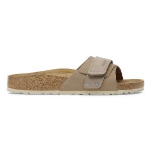 Klapki damskie BIRKENSTOCK Oita W LENB/LEVE Taupe