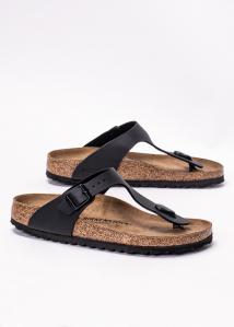 Japonki damskie czarne Birkenstock Gizeh BF