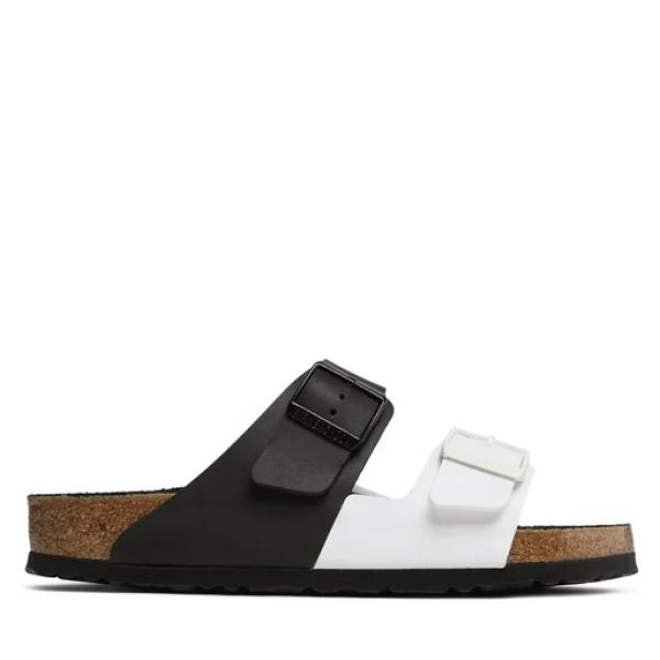 Klapki damskie BIRKENSTOCK ARIZONA SPLIT BF BLACK/WHITE