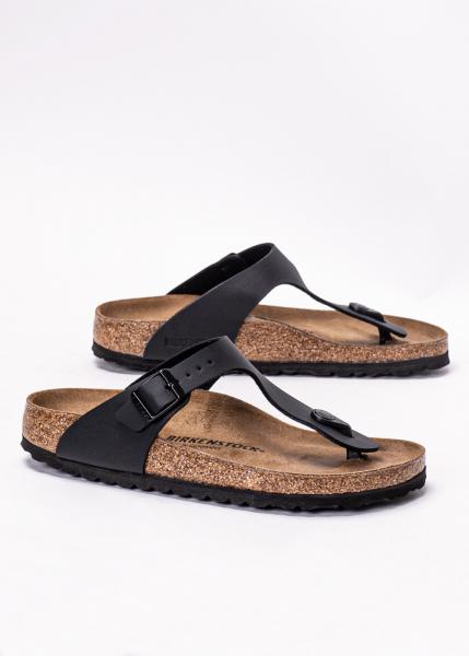 Japonki damskie czarne Birkenstock Gizeh BF