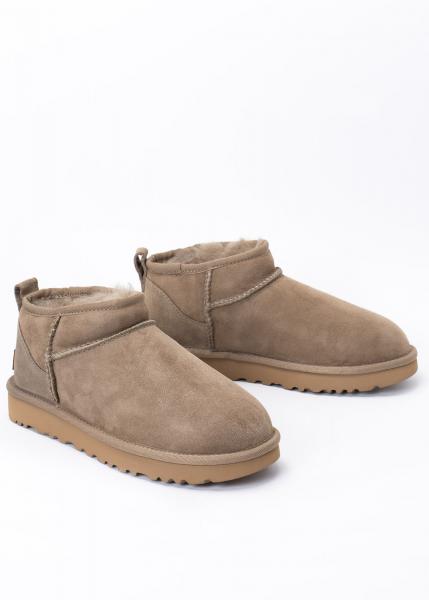 Buty zimowe damskie brązowe UGG W Classic Ultra Mini