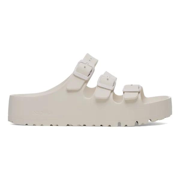 Klapki damskie Birkenstock Florida III Flex Platform EVA Eggshell