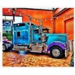 Norimpex Malowanie po numerach 40x50cm Niebieska ciężarówka w garażu 1008714