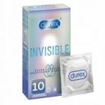 Durex prezerwatywy Invisible dodatkowo nawilżane cienkie 10 szt.