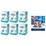 Nestle Nan Optipro 3 Junior Produkt na bazie mleka dla dzieci po 1. roku Zgrzewka + Kicia Kocia i Nunuś. Jaka piękna zima! A. Głowińska GRATIS 6 x 650 g