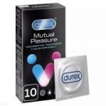 Durex Mutual Pleasure prezerwatywy z wypustkami prążki opóźniające wytrysk 10 szt.