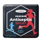 Carin Antiseptic Sport ultracienkie podpaski ze skrzydełkami dla sportowców 9 szt.