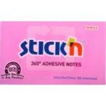 Stickn Notes samoprzylepny 76 x 127 mm różowy 100 kartek