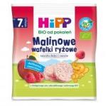 Hipp Malinowe wafelki ryżowe od 7. miesiąca 30 g Bio