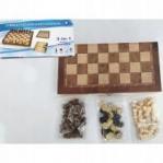 Gra szachy i warcaby drewniane Madej
