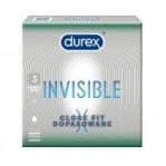 Durex Invisible Close Fit prezerwatywy dopasowane 3 szt.