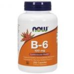 Now Foods Witamina B-6 100 mg - suplement diety 250 kaps.
