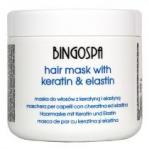 BingoSpa Maska do włosów z keratną i elastyną 500 g