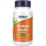 Now Foods Ginkgo Biloba miłorząb japoński 60 mg Suplement diety 60 kaps.