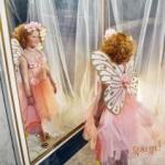Souza! Kostium sukienka i skrzydła elf wróżka Annemarie 3-4 lata