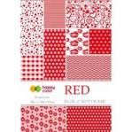 Happy Color Blok z motywami RED, A4, 80g, 15 arkuszy, 30 motywów 80 g 10 kartek