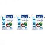 Kara Krem kokosowy light 11% UHT zestaw 3 x 200 ml