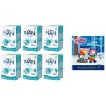 Nestle Nan Optipro 4 Junior Produkt na bazie mleka dla dzieci po 2. roku Zgrzewka + Kicia Kocia i Nunuś. Jaka piękna zima! A. Głowińska GRATIS 6 x 650 g