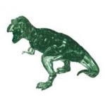 Puzzle 3D 49 el. Crystal Dinozaur T-Rex zielony Bard Centrum Gier