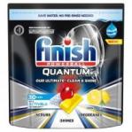 Finish Powerball Quantum Ultimate Kapsułki do mycia naczyń w zmywarkach Lemon 30 szt.