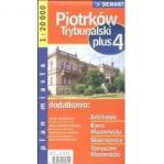 Plan miasta Piotrków Tryb./Skierniewice +4 1:20000