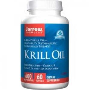Jarrow Formulas Olej z kryla - Krill Oil 600 mg Suplement diety 60 kaps.