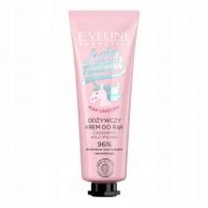 Eveline Cosmetics Holo Hand Pink Unicorn odżywczy krem do rąk z różowym holo-pyłkiem 50 ml