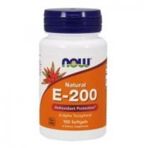 Now Foods Witamina E 200 IU Suplement diety 100 kaps.