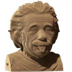 Puzzle 3D kartonowe - Albert Einstein Cartonic