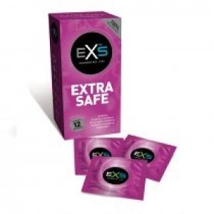 Exs Extra Safe Condoms pogrubiane prezerwatywy 12 szt.