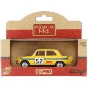 Kolekcja PRL Fiat 125p Rally żółty Daffi