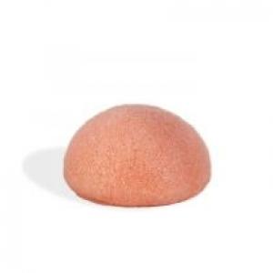 Mohani Konjac Sponge naturalna gąbka do mycia i masażu twarzy z różową glinką
