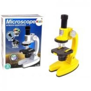 Mikroskop dla małego naukowca żółty Leantoys
